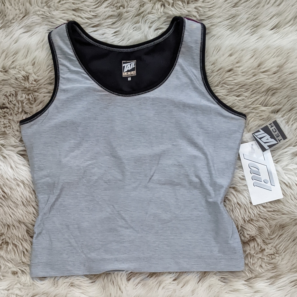 NWT Athletic Silver Tank